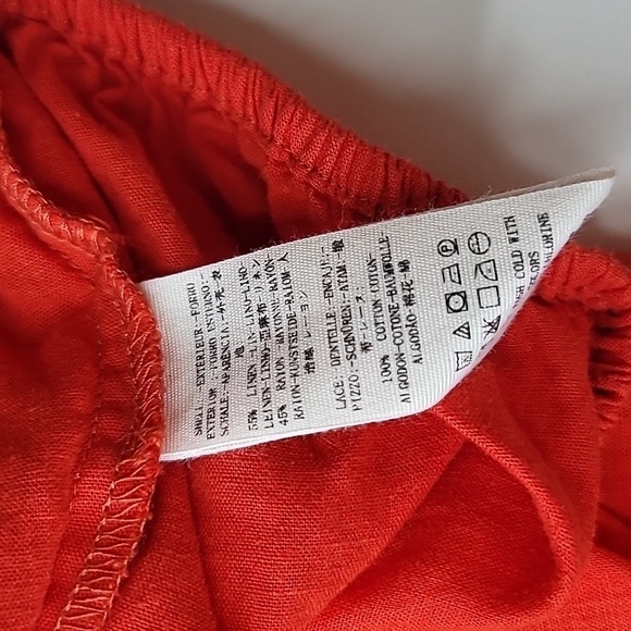 FREE PEOPLE Crochet Scallop Tank Waist Cinch Off the Shoulder - Picture 8 of 8